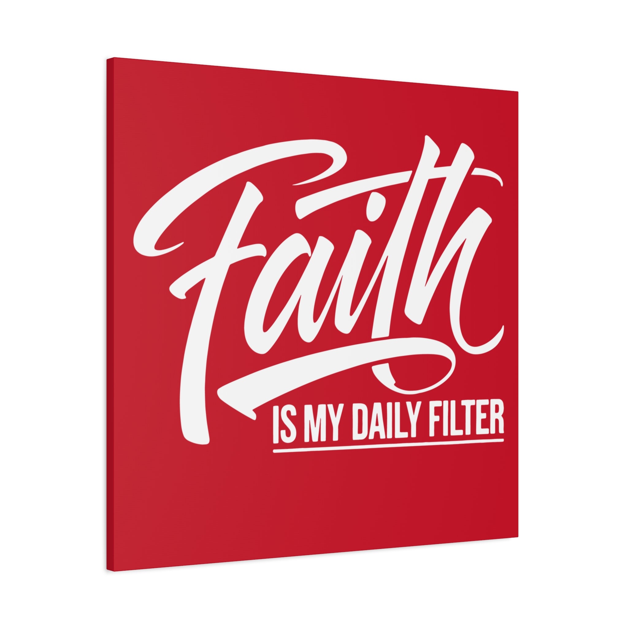 Copy of Inspirational Canvas Wall Art, Faith Quote Decor, Motivational Home Decor, Gray Wall Hanging, Gift for Faith Lovers