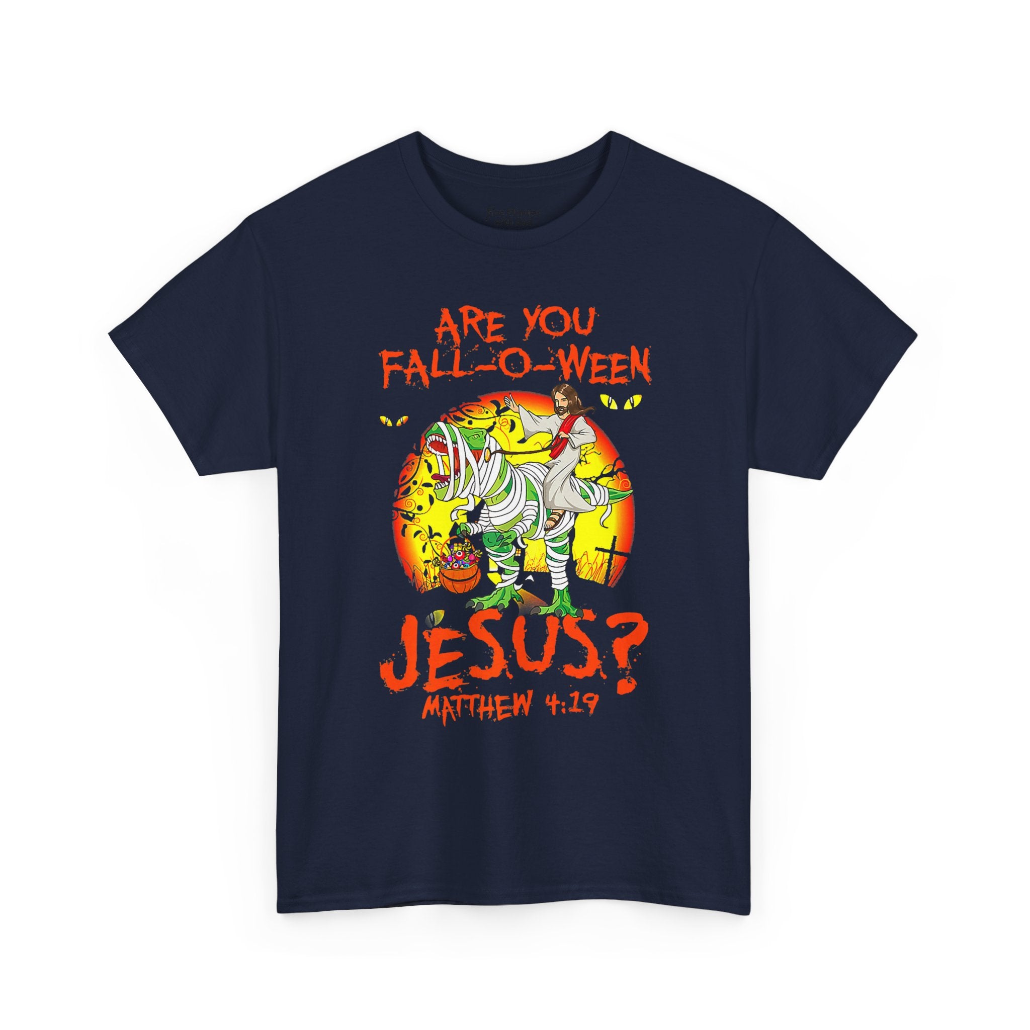 Funny Halloween T-Shirt, Fall Shirt, Christian Tee, Gift for Jesus Lovers, Unique Fall Apparel