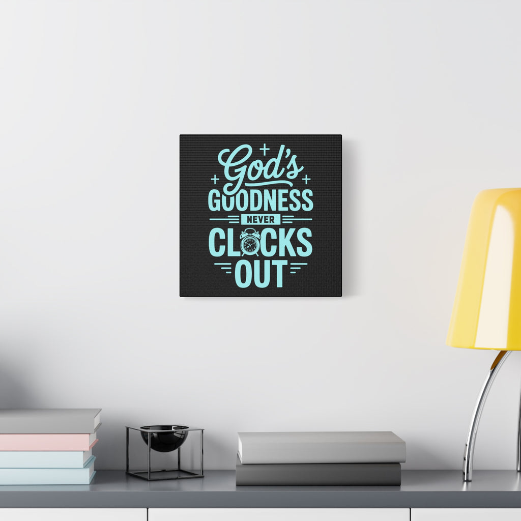 Inspirational Canvas Wall Art, Motivational Decor, Faith-Based Gift, Home Decoration, Religious Wall Art, God's Goodness