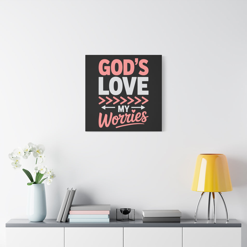 Inspirational Canvas Wall Art, Home Decor, Christian Gift, Motivational Wall Art, Stress Relief Decor, Housewarming Gift