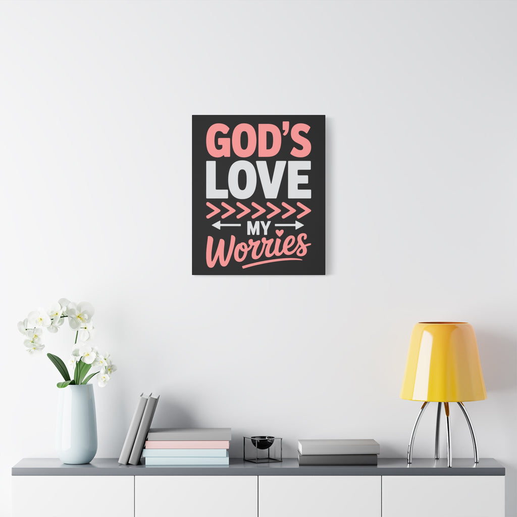Inspirational Canvas Wall Art, Home Decor, Christian Gift, Motivational Wall Art, Stress Relief Decor, Housewarming Gift