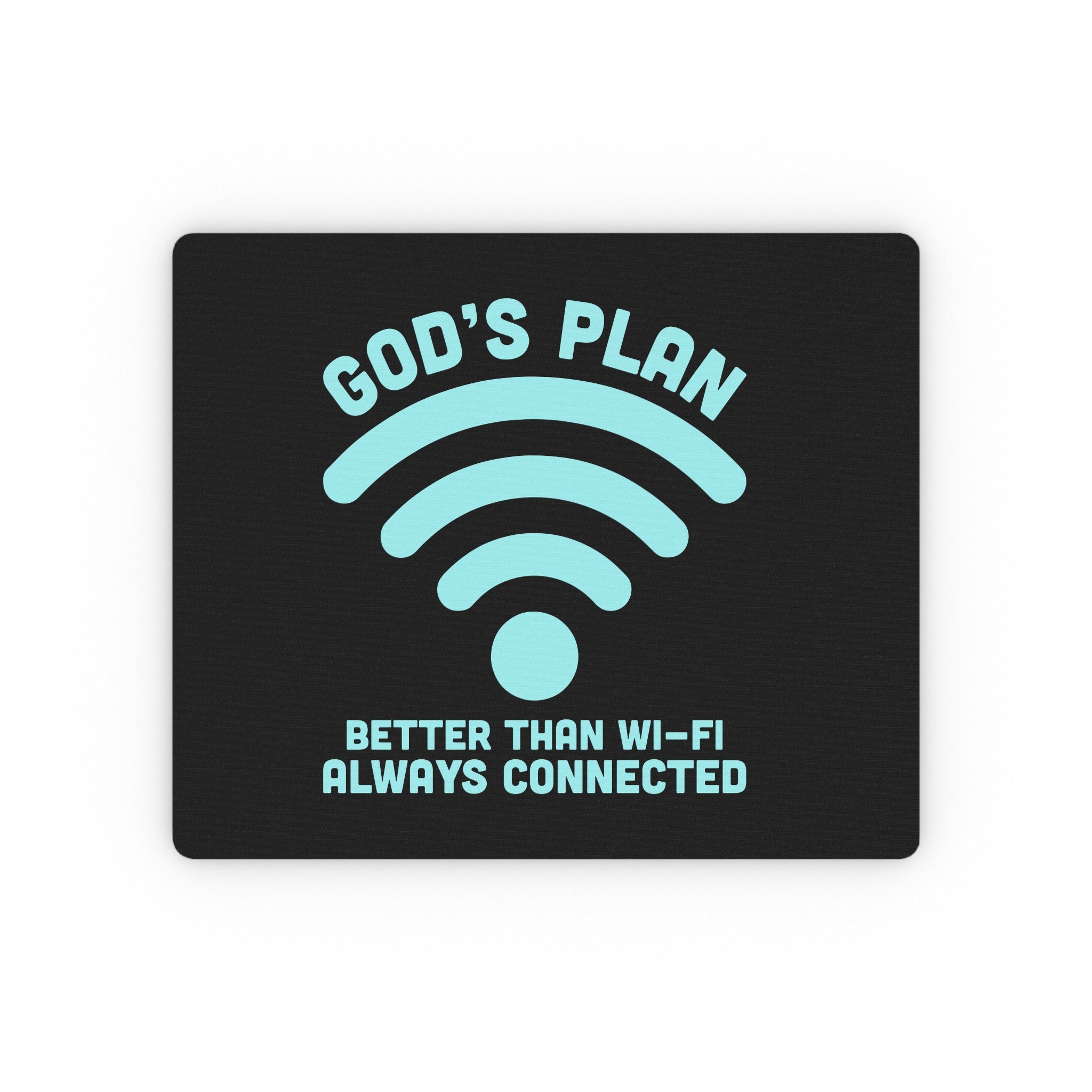 Inspirational Mouse Pad, God's Plan Desk Mat, Christian Office Supplies, Meaningful Gifts, Faith-Based Mousepad