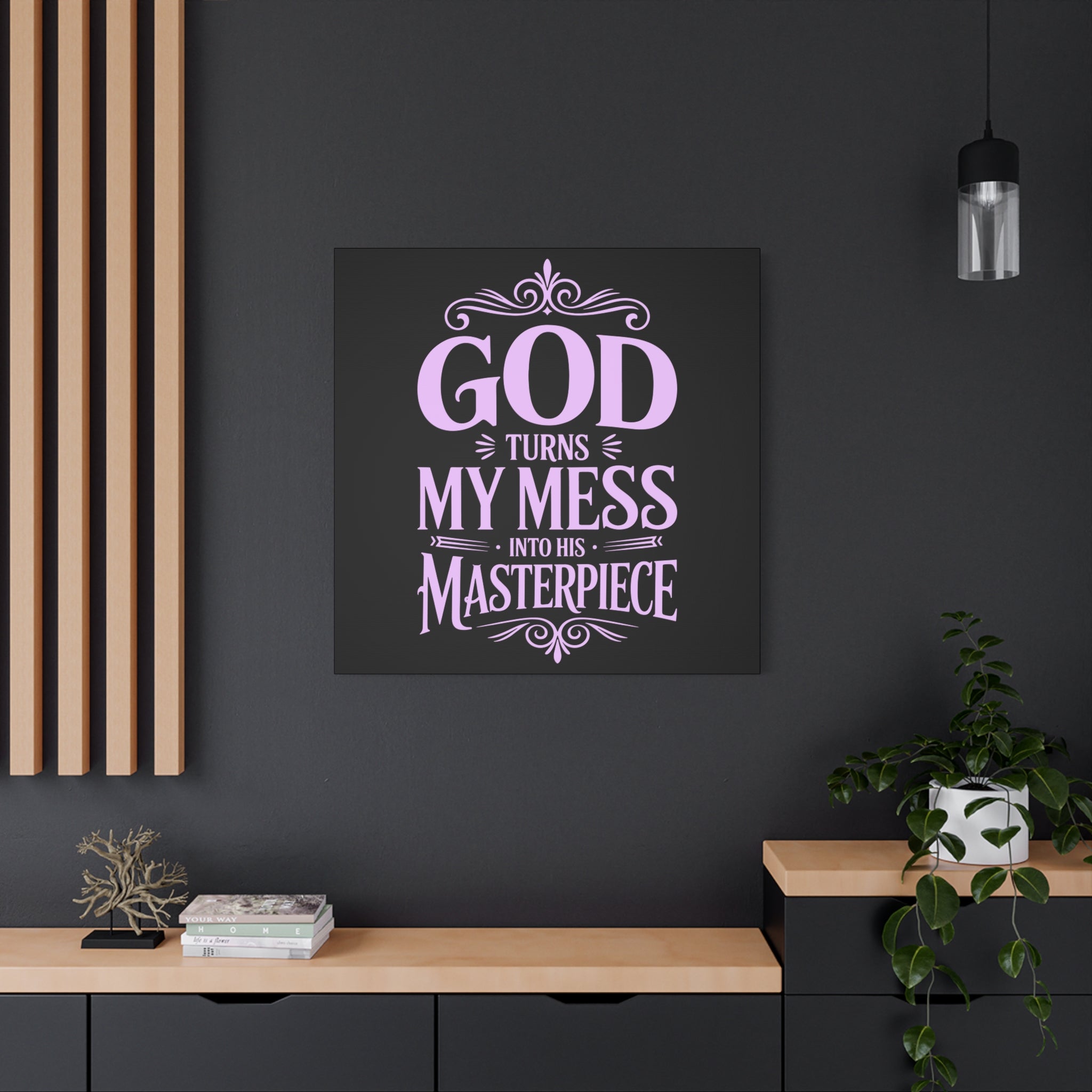 Inspirational Canvas Wall Art, Home Decor, Christian Gift, Motivational Wall Art, Faith-Based Decoration, Room Aesthetic, Gift for Her