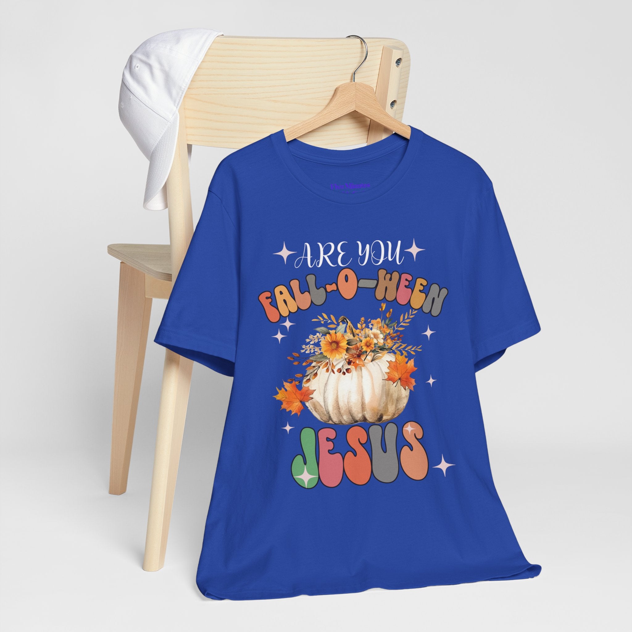 Fall-Themed Jesus Tee, Unisex Jersey T-Shirt, Cozy Autumn Apparel, Thanksgiving Gift, Fall Celebration Shirt, Christian Fashion