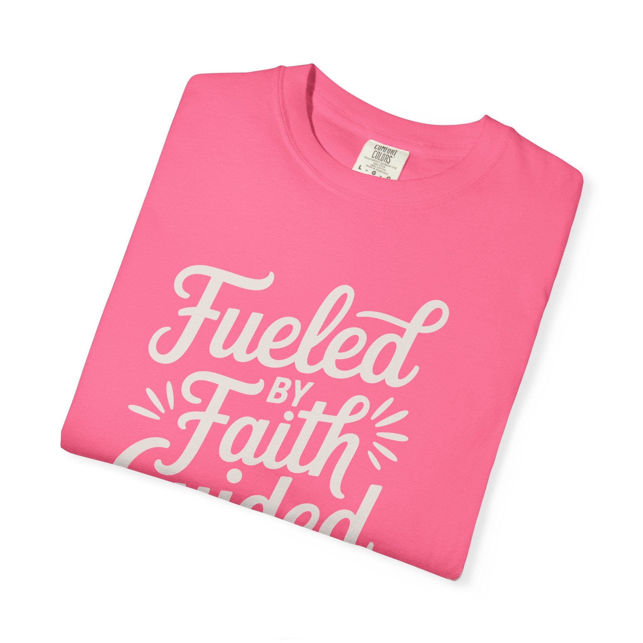 Fueled By Faith Guided By Grace Motivational Apparel