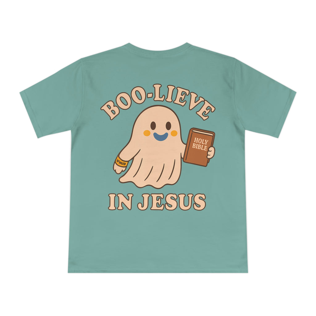 Halloween Christian T-Shirt with Fun Ghost Designs, Jesus is My Boo, Spooky Season Apparel, Faithful Holiday Shirt, Unique Gift for [...]
