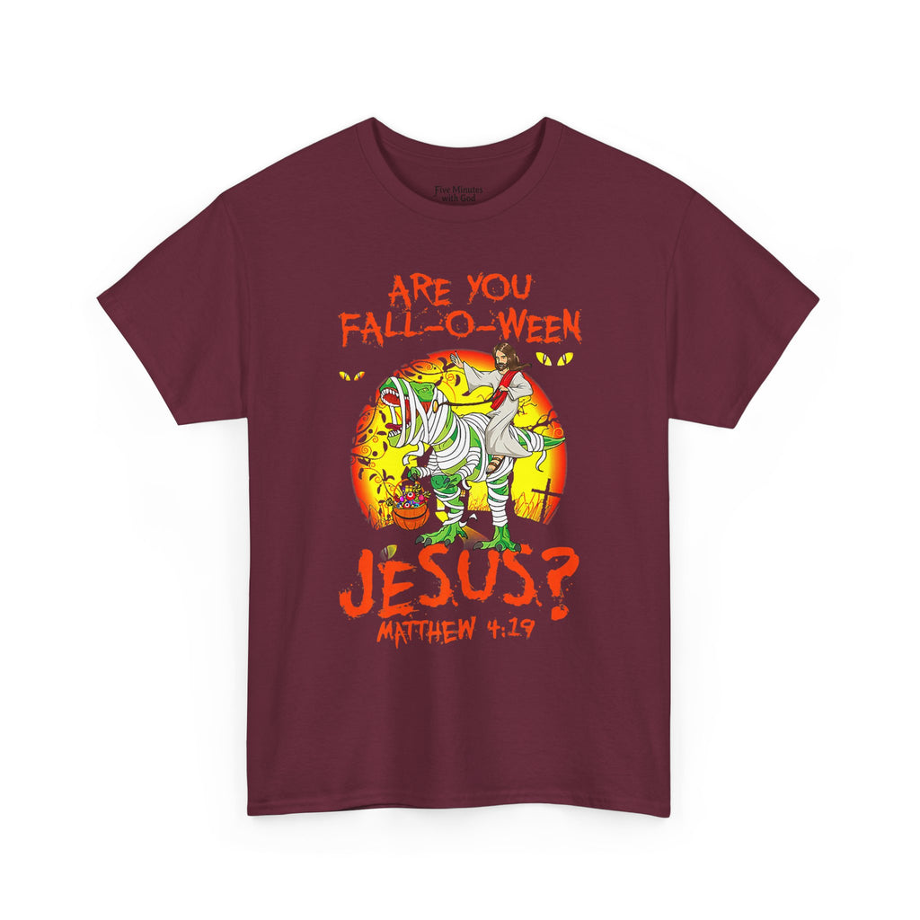 Funny Halloween T-Shirt, Fall Shirt, Christian Tee, Gift for Jesus Lovers, Unique Fall Apparel