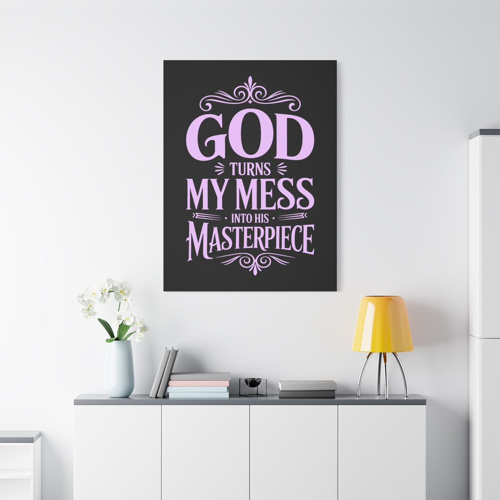 Inspirational Canvas Wall Art, Home Decor, Christian Gift, Motivational Wall Art, Faith-Based Decoration, Room Aesthetic, Gift for Her