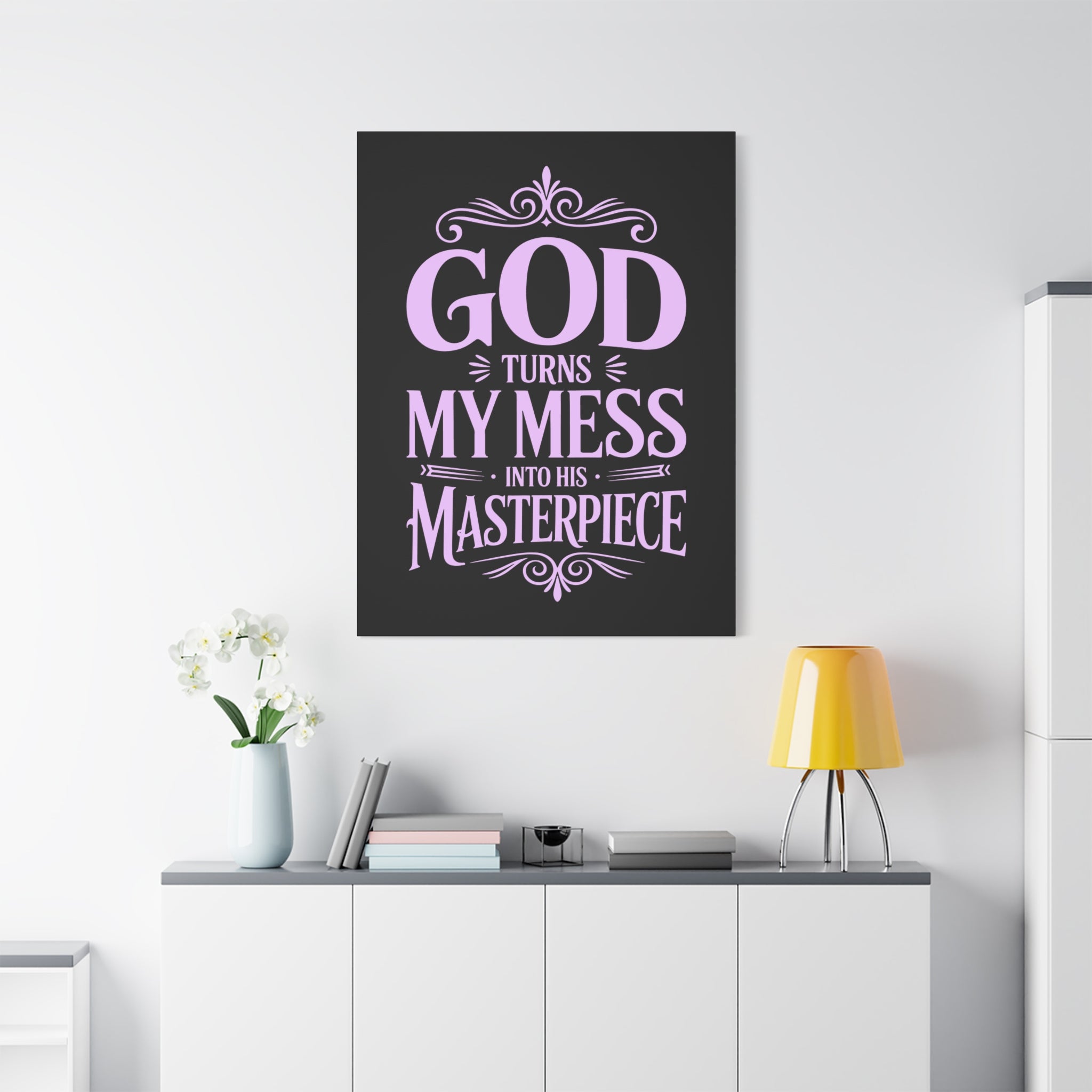 Inspirational Canvas Wall Art, Home Decor, Christian Gift, Motivational Wall Art, Faith-Based Decoration, Room Aesthetic, Gift for Her
