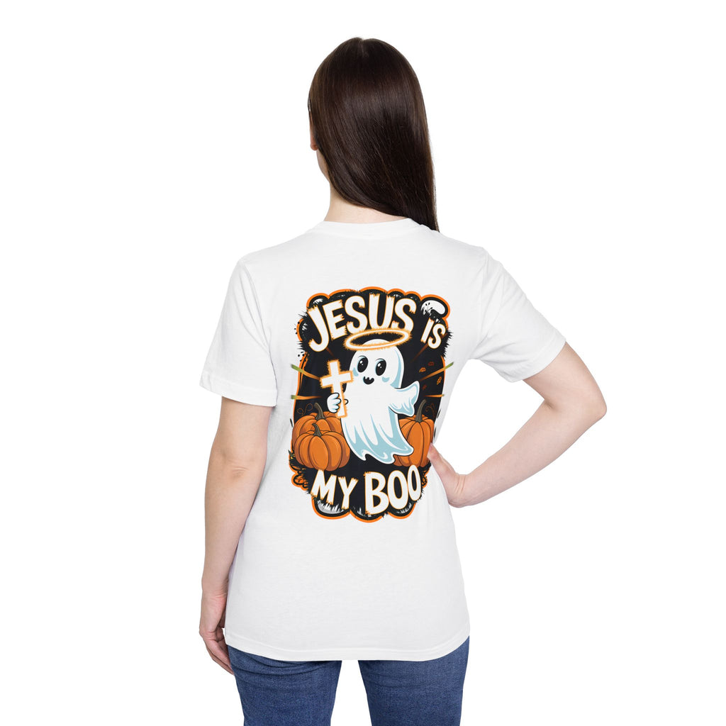 Halloween Christian Ghost T-Shirt, Boo-lieve in Jesus Shirt, Cute Halloween Apparel, Faith-Based Tee, Fall Celebration Top, Spooky [...]