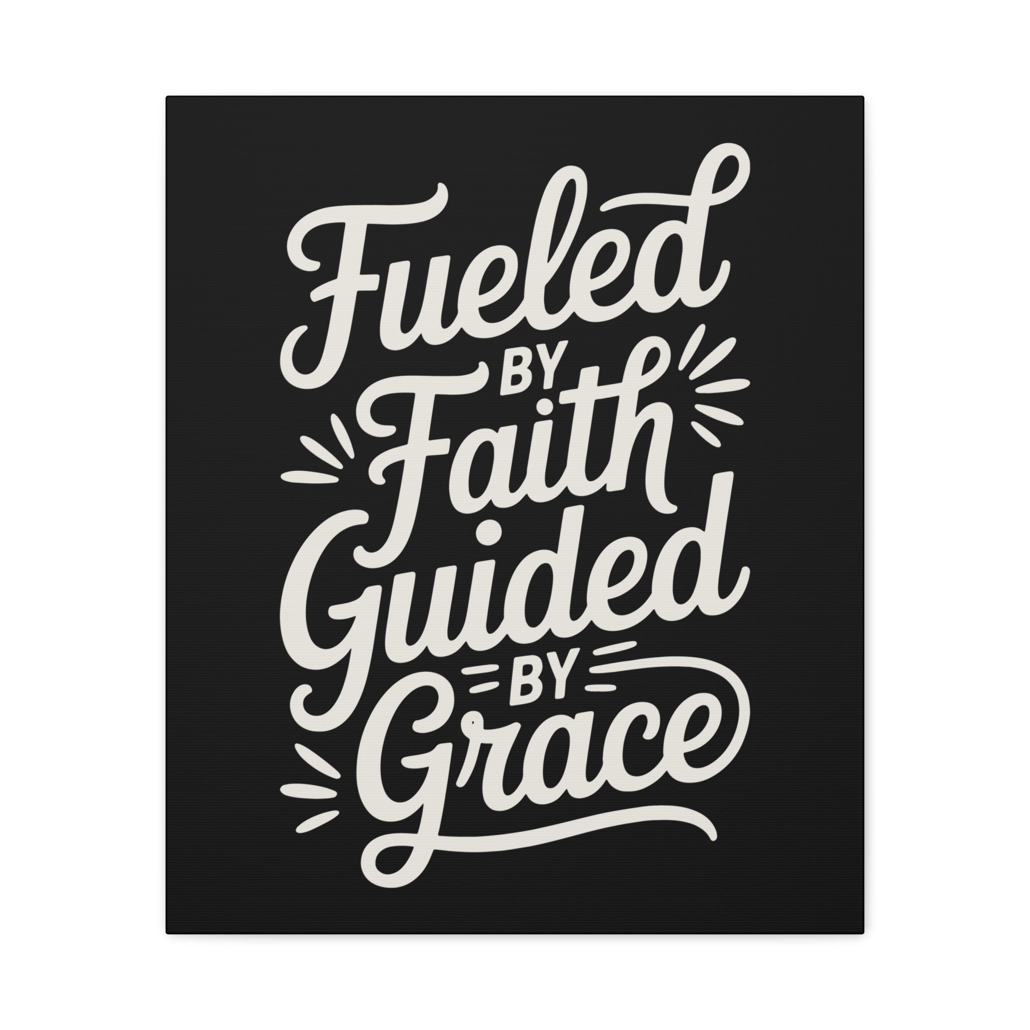 Stretched Canvas Art, Motivational Wall Decor, Home Inspirational Art, Faith-Based Decor, Gift for Faith Lovers