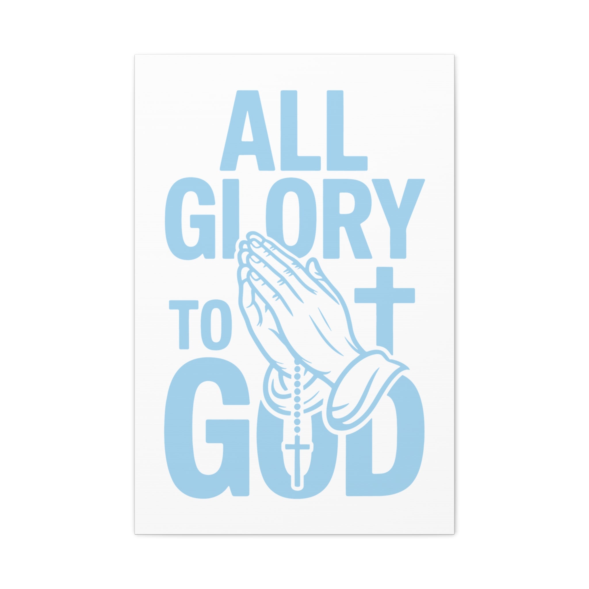 Religious Wall Art Canvas Print, Christian Home Decor, Inspirational Gift, Praying Hands Artwork, Faith Decor for Church