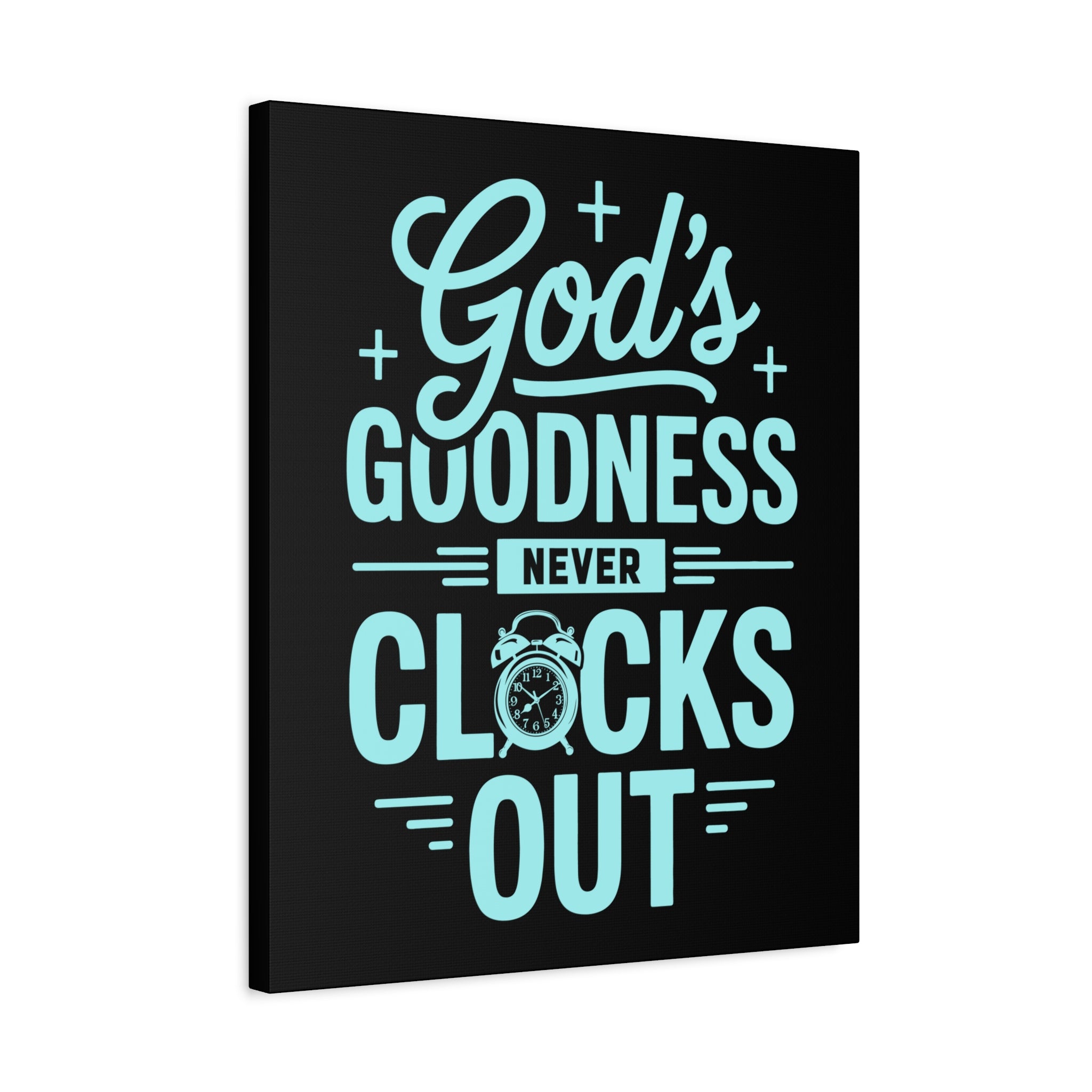 Inspirational Canvas Wall Art, Motivational Decor, Faith-Based Gift, Home Decoration, Religious Wall Art, God's Goodness