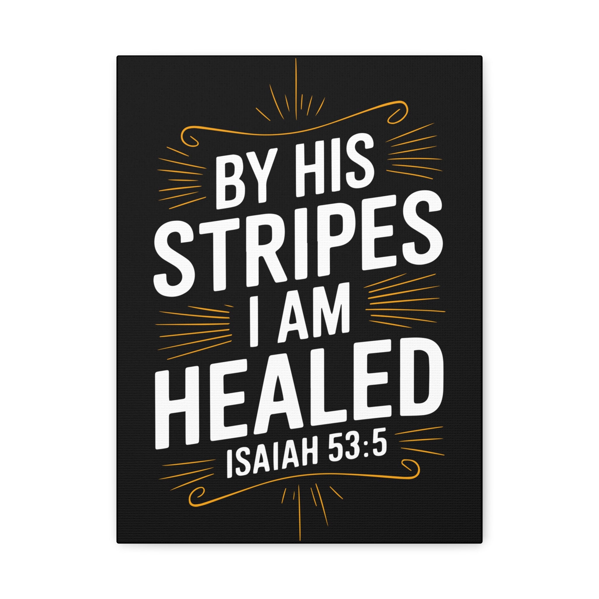 Inspirational Canvas Wall Art - Faith Decor, Christian Gift, Healing Quote, Home Decor, Modern Artwork