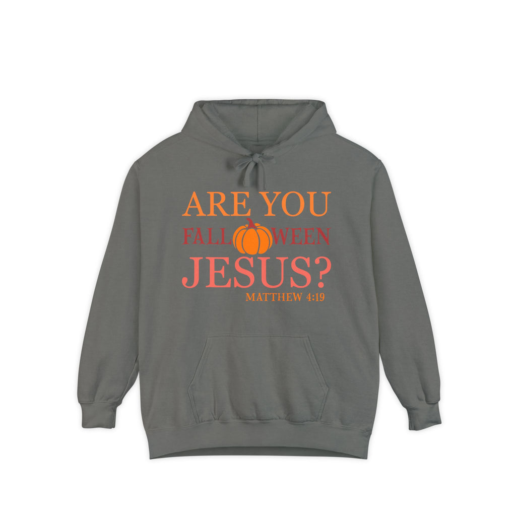 Fall-Themed Hoodie with Inspirational Text | Perfect for Halloween, Cozy Gift, Unisex Apparel, Casual Wear