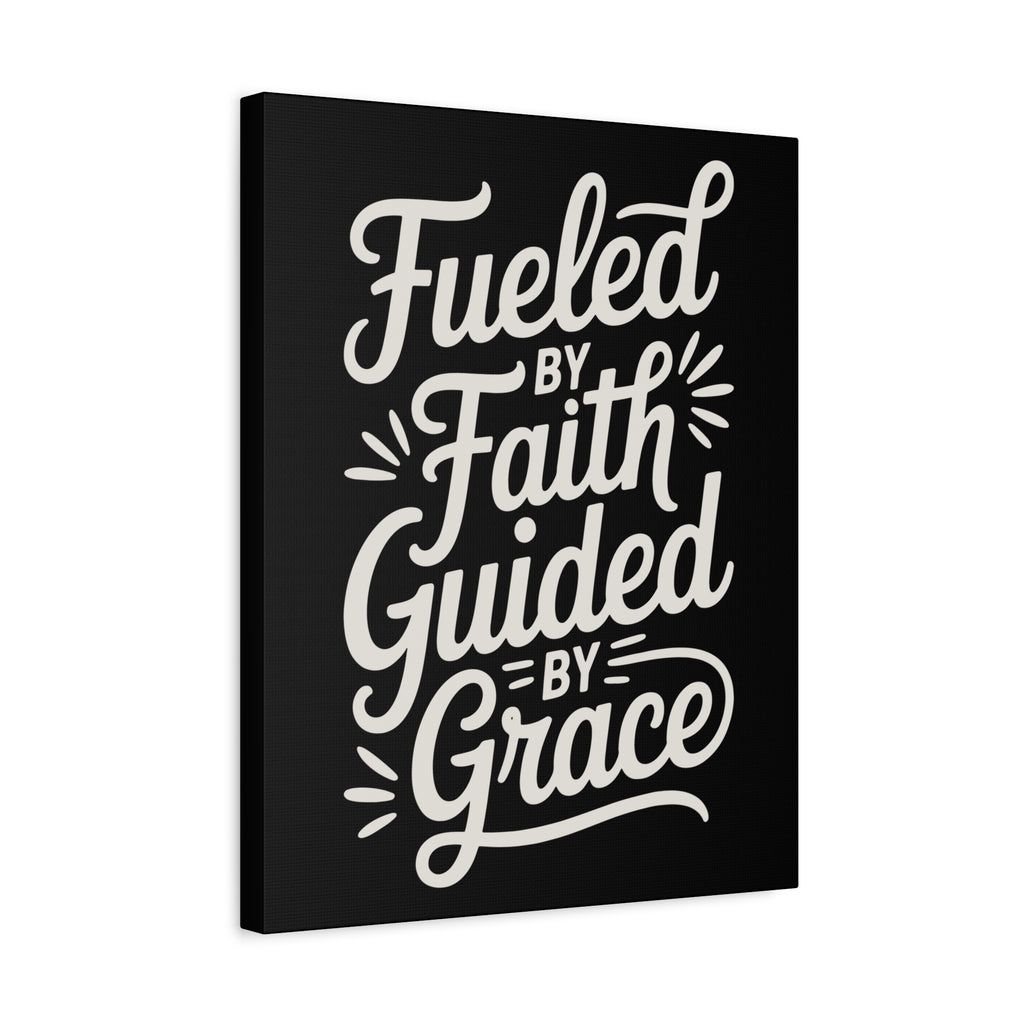Stretched Canvas Art, Motivational Wall Decor, Home Inspirational Art, Faith-Based Decor, Gift for Faith Lovers