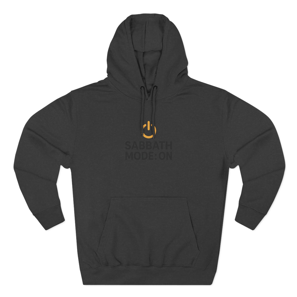 Sabbath Mode Fleece Hoodie | Faith Apparel, Religious Gift, Comfortable Hoodie, Cozy Wear, Spiritual Fashion