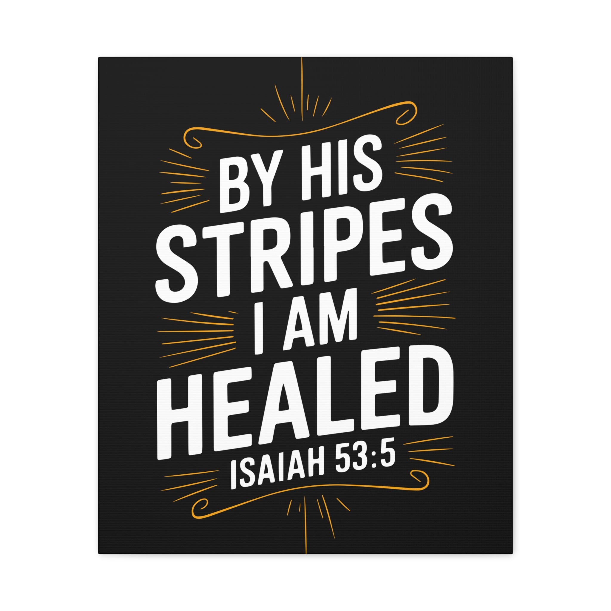 Inspirational Canvas Wall Art - Faith Decor, Christian Gift, Healing Quote, Home Decor, Modern Artwork