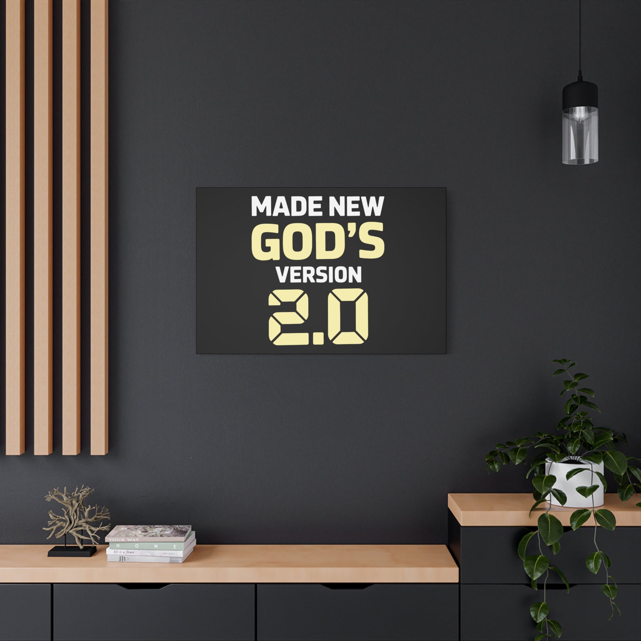 Inspirational Wall Art Canvas, Faith Decor, Home Decoration, Uplifting Gift, Christian Home, Motivational Room