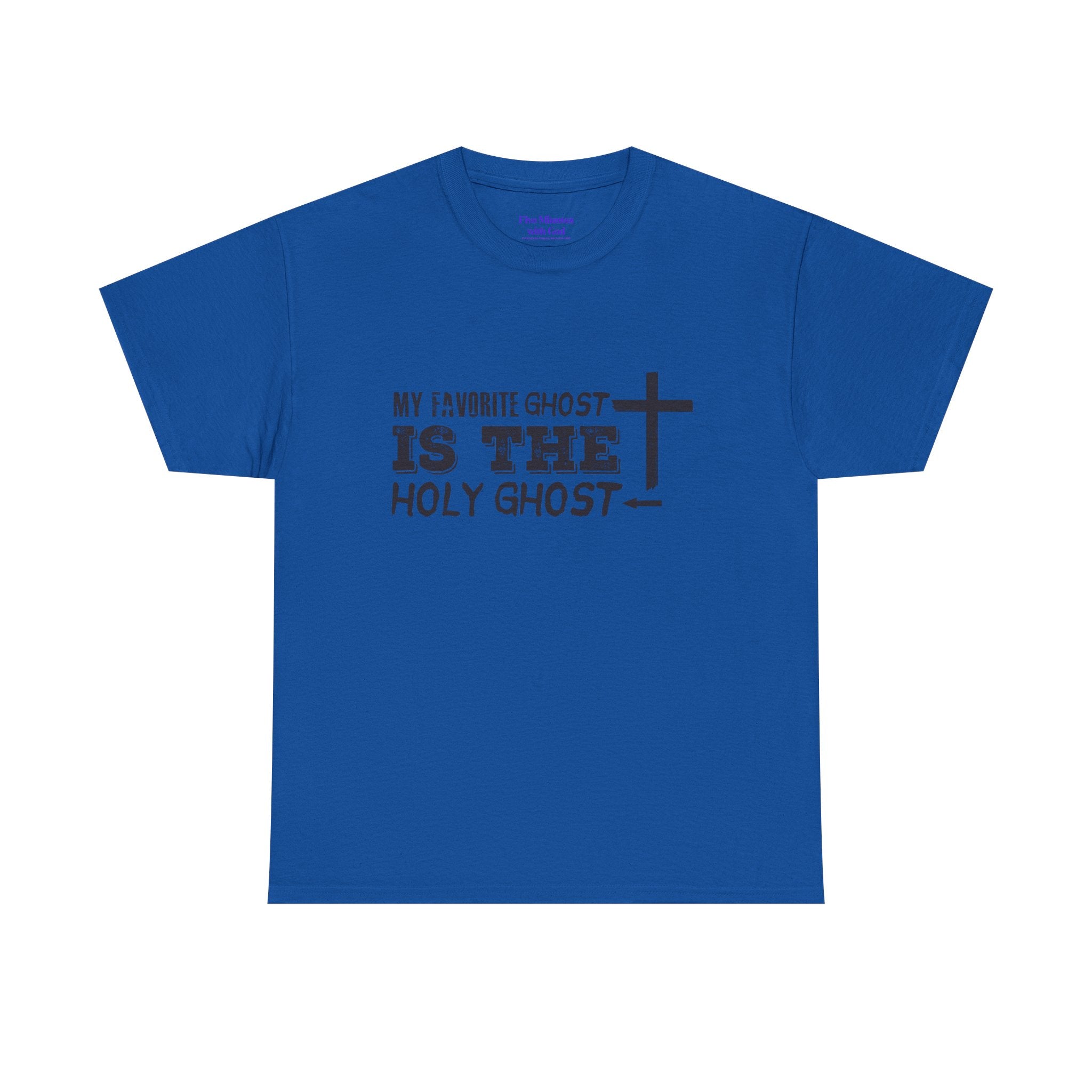 Unisex Cotton Tee - My Favorite Ghost is the Holy Ghost Shirt, Religious T-Shirt, Christian Apparel, Spiritual Gift, Halloween Shirt