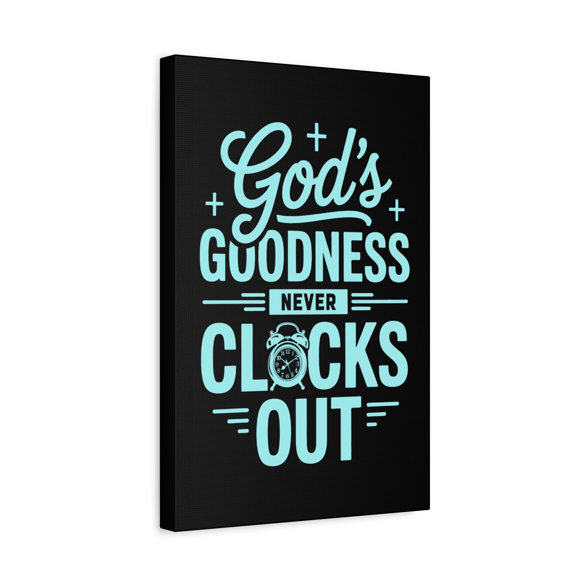 Inspirational Canvas Wall Art, Motivational Decor, Faith-Based Gift, Home Decoration, Religious Wall Art, God's Goodness