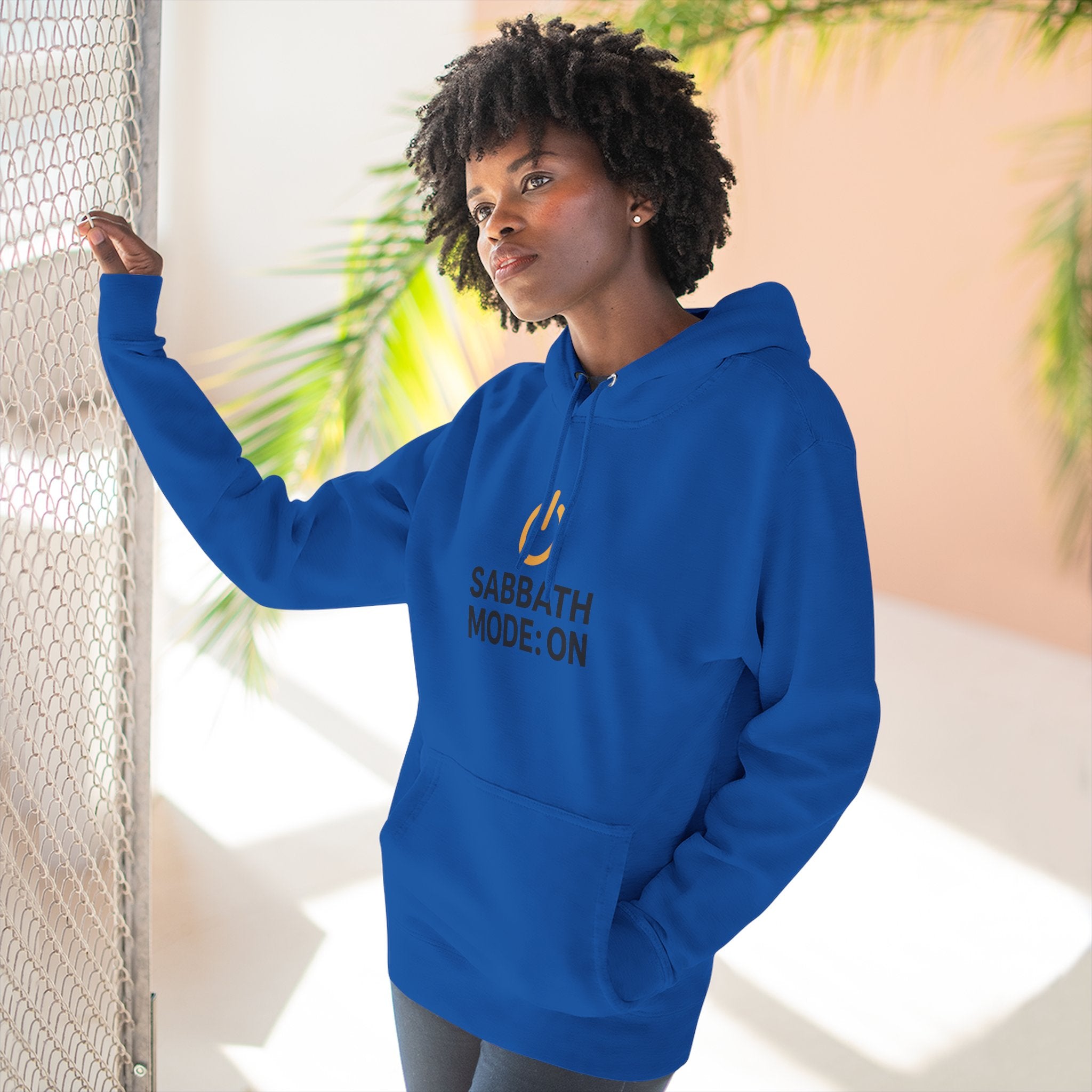 Sabbath Mode Fleece Hoodie | Faith Apparel, Religious Gift, Comfortable Hoodie, Cozy Wear, Spiritual Fashion