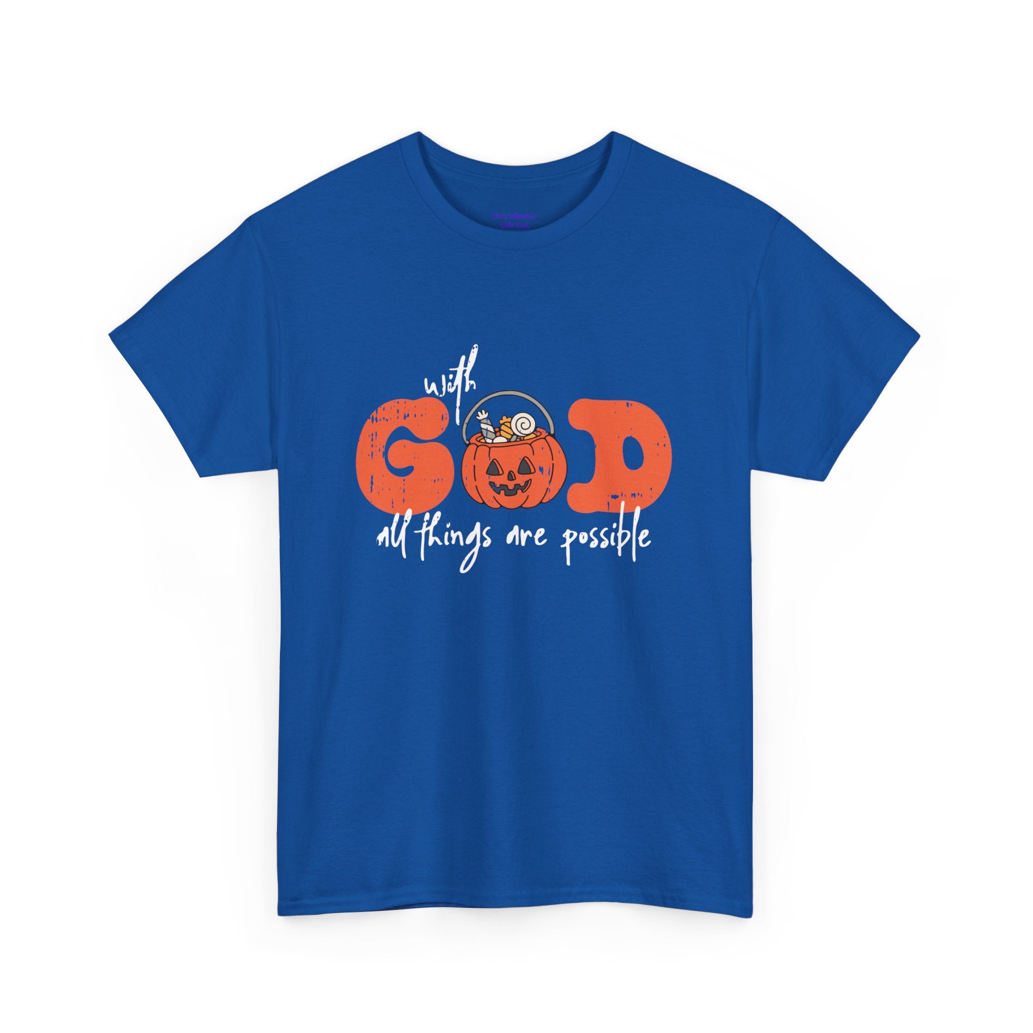 Faith-Inspired Unisex Tee - God All Things Are Possible Shirt