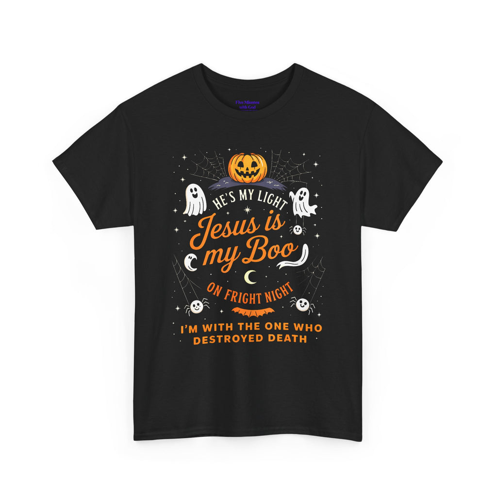 Halloween Faith Tee - Jesus is My Boo, Unisex T-Shirt for Halloween, Christian Halloween Shirt, Gift for Christian Friends, Spooky [...]