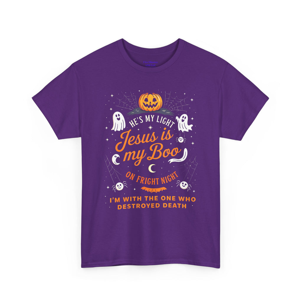 Halloween Faith Tee - Jesus is My Boo, Unisex T-Shirt for Halloween, Christian Halloween Shirt, Gift for Christian Friends, Spooky [...]