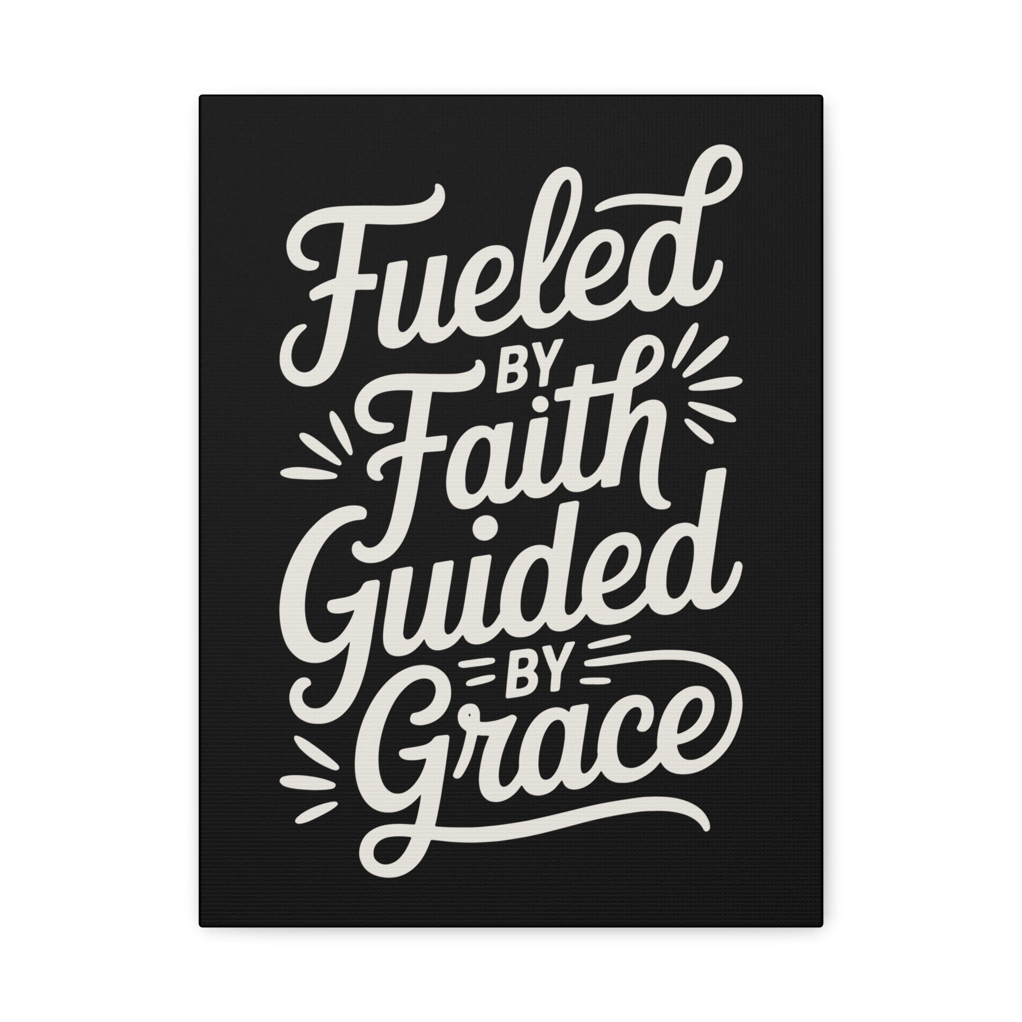 Stretched Canvas Art, Motivational Wall Decor, Home Inspirational Art, Faith-Based Decor, Gift for Faith Lovers