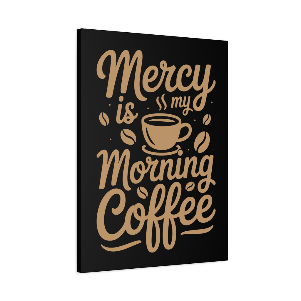 Coffee-Themed Canvas Art Print, Wall Decor for Coffee Lovers, Inspirational Home Decoration, Gift for Friends and Family
