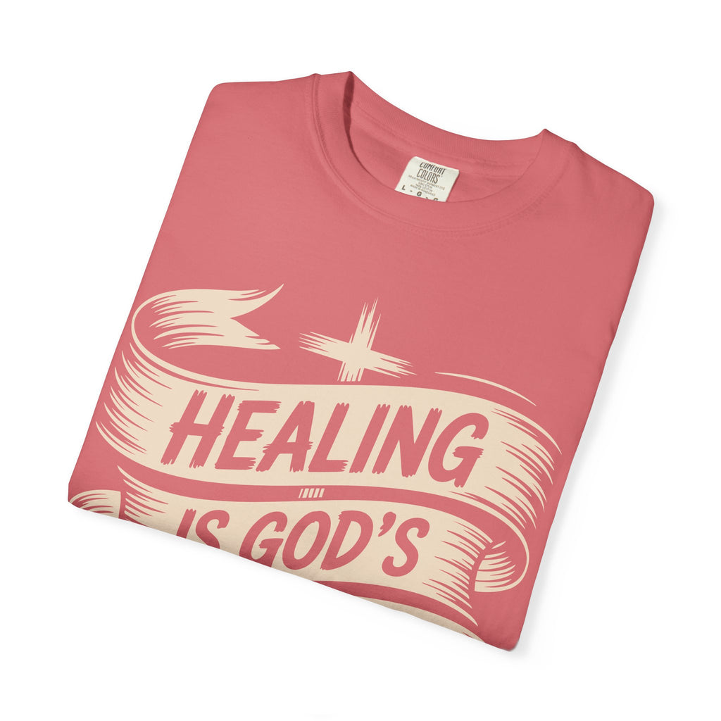 Healing is God's Promise T-Shirt, Faith-Based Apparel