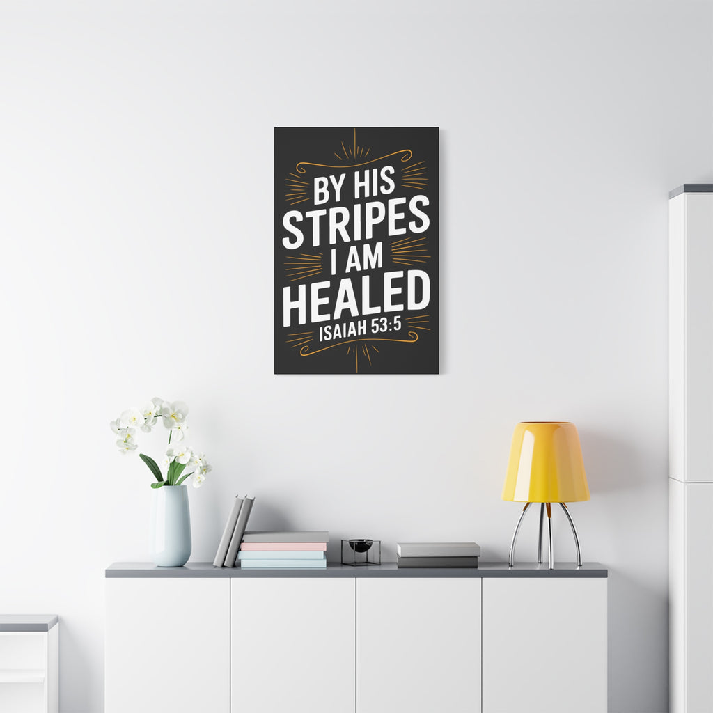 Inspirational Canvas Wall Art - Faith Decor, Christian Gift, Healing Quote, Home Decor, Modern Artwork