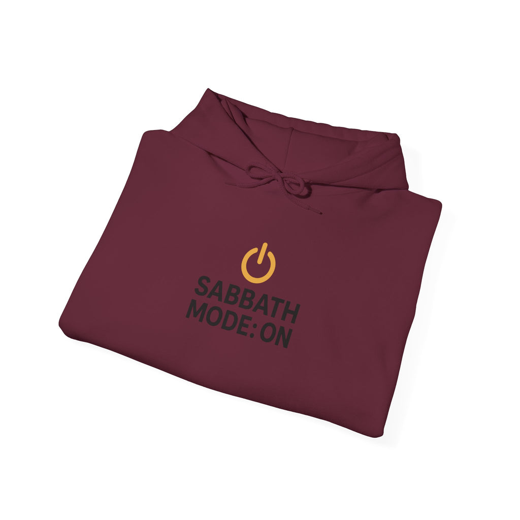 Sabbath Mode Unisex Hoodie - Relaxed Style for Shabbat, Faith-Based Gift, Cozy Wear, Religious Apparel, Comfortable Sweatshirt