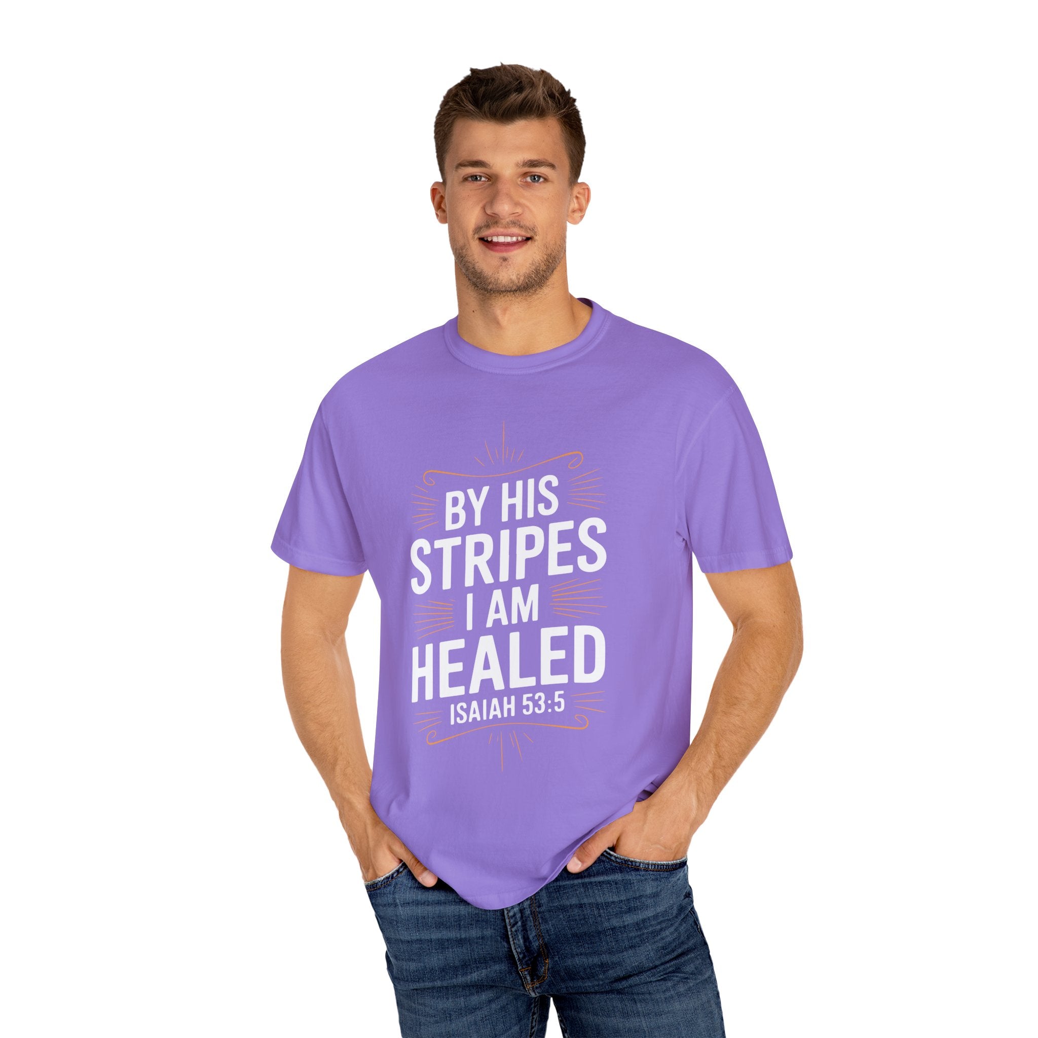 Faith-Inspired T-Shirt, Casual Wear, Christian Gift, Healing Message Shirt, Everyday Comfort Tee