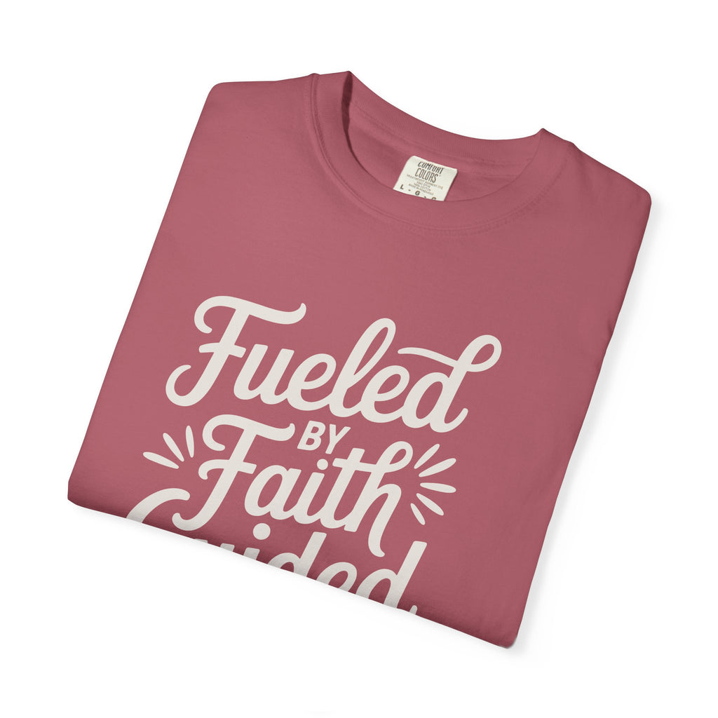 Fueled By Faith Guided By Grace Motivational Apparel