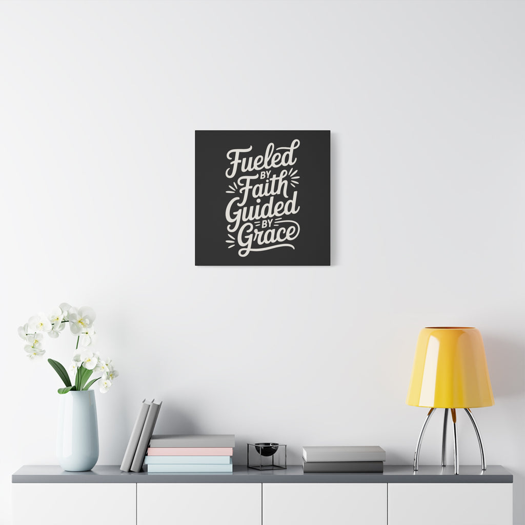 Stretched Canvas Art, Motivational Wall Decor, Home Inspirational Art, Faith-Based Decor, Gift for Faith Lovers