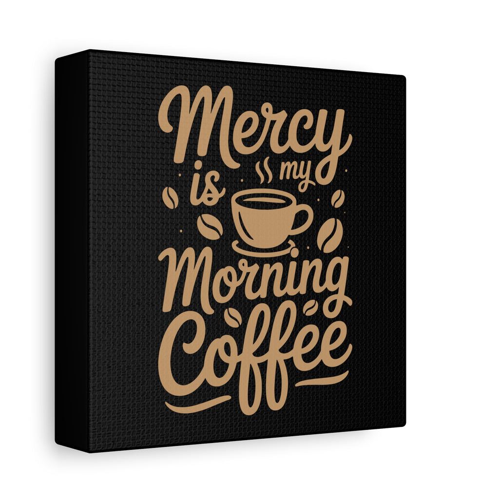 Coffee-Themed Canvas Art Print, Wall Decor for Coffee Lovers, Inspirational Home Decoration, Gift for Friends and Family
