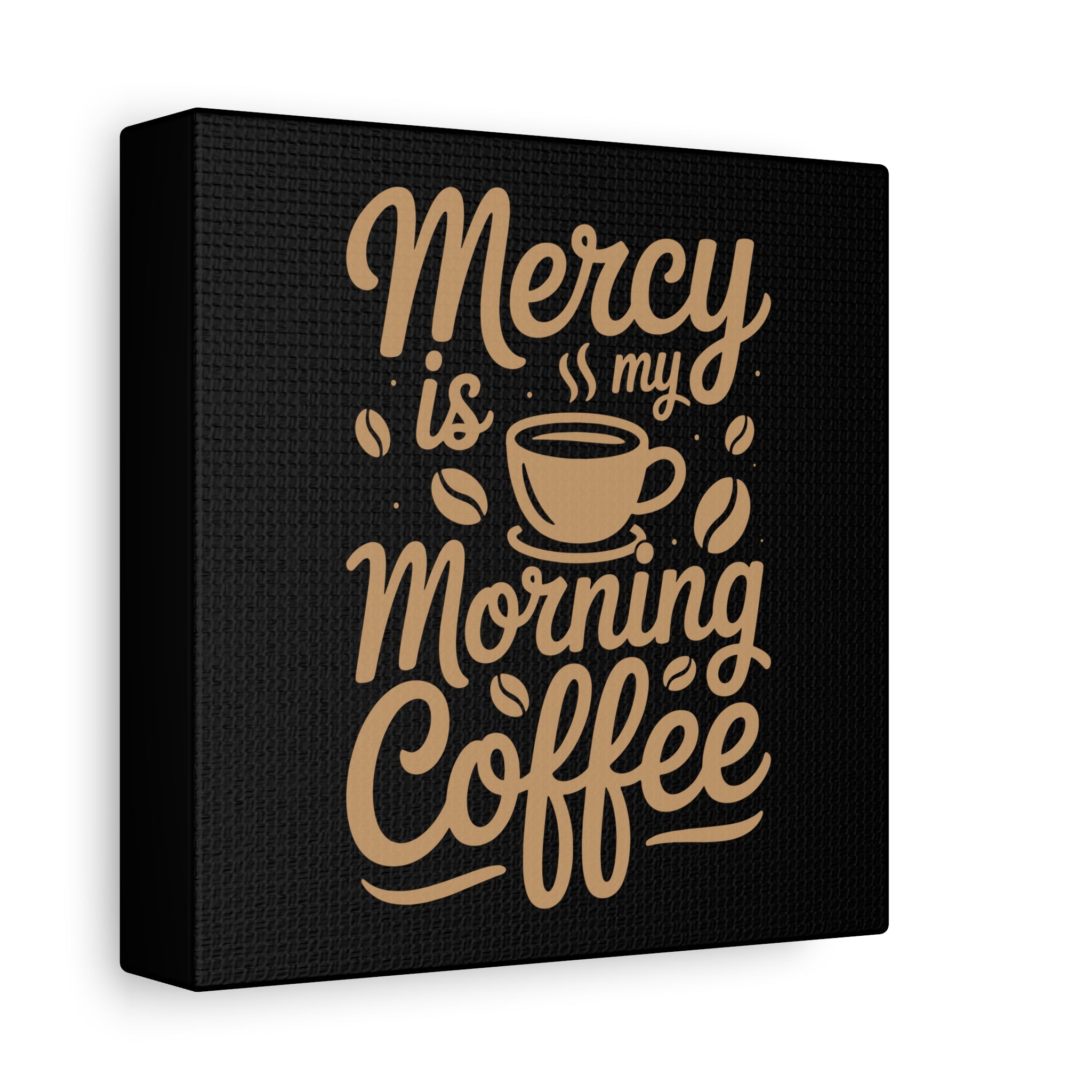 Coffee-Themed Canvas Art Print, Wall Decor for Coffee Lovers, Inspirational Home Decoration, Gift for Friends and Family