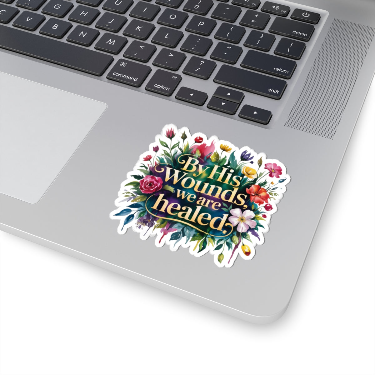 Floral Inspirational Stickers, Bible Quotes, Faith Decor, Laptop Stickers, Christian Gifts, Encouragement, Religious Decor