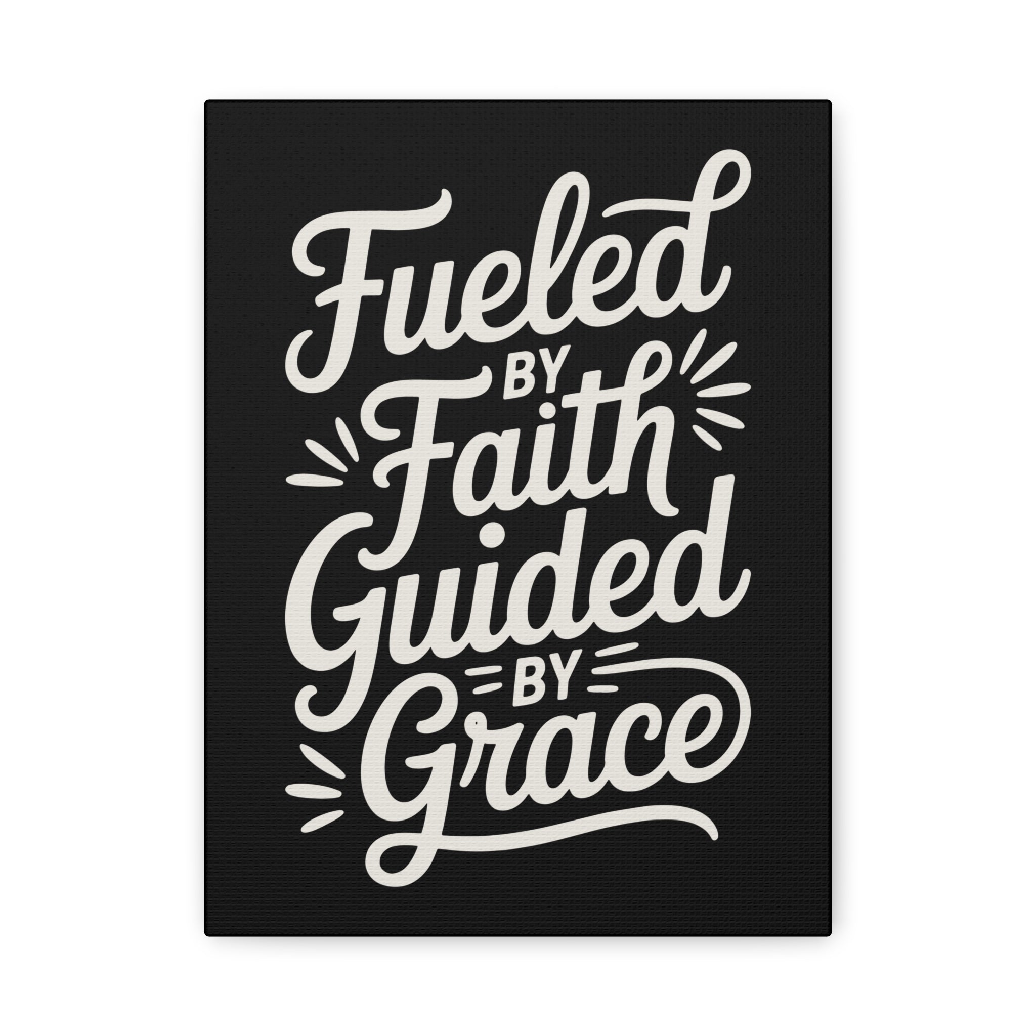 Stretched Canvas Art, Motivational Wall Decor, Home Inspirational Art, Faith-Based Decor, Gift for Faith Lovers