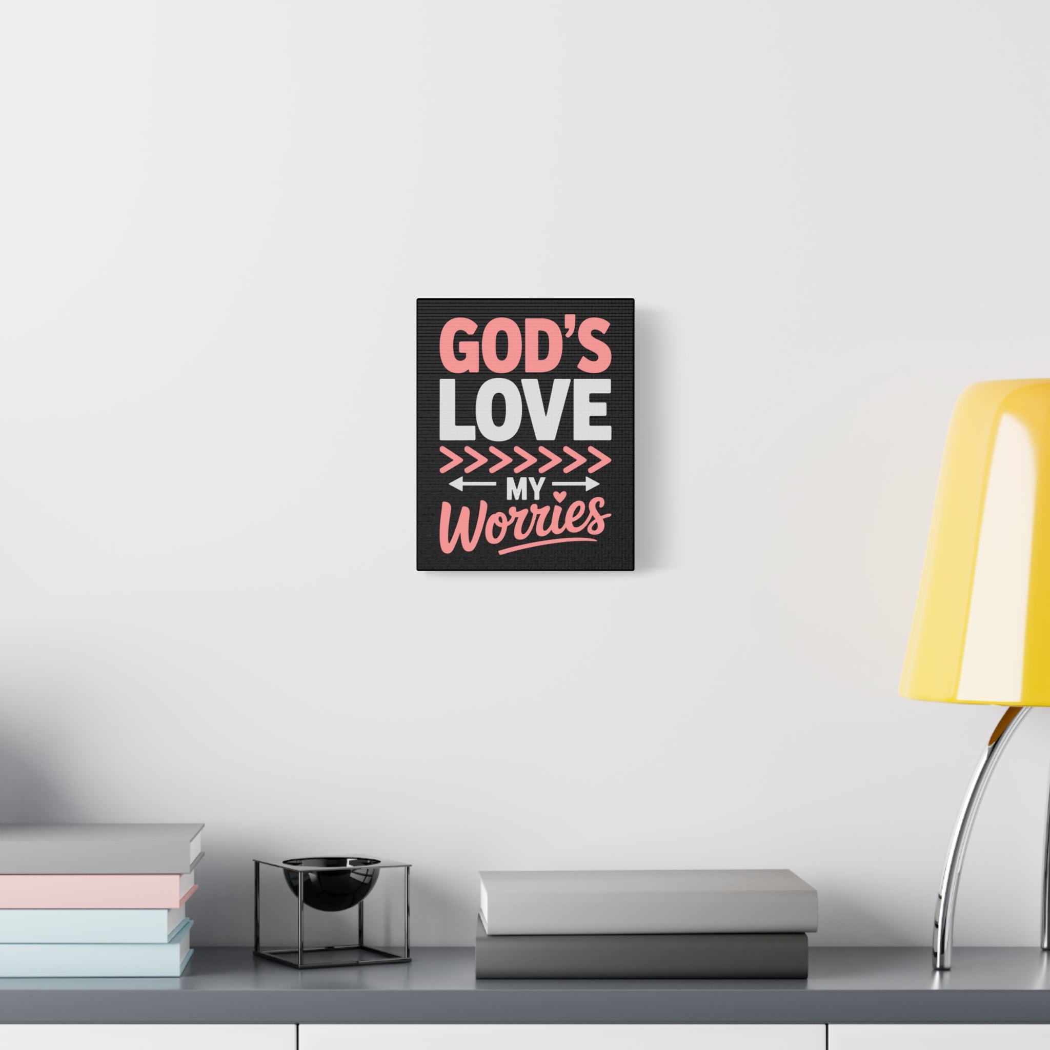 Inspirational Canvas Wall Art, Home Decor, Christian Gift, Motivational Wall Art, Stress Relief Decor, Housewarming Gift