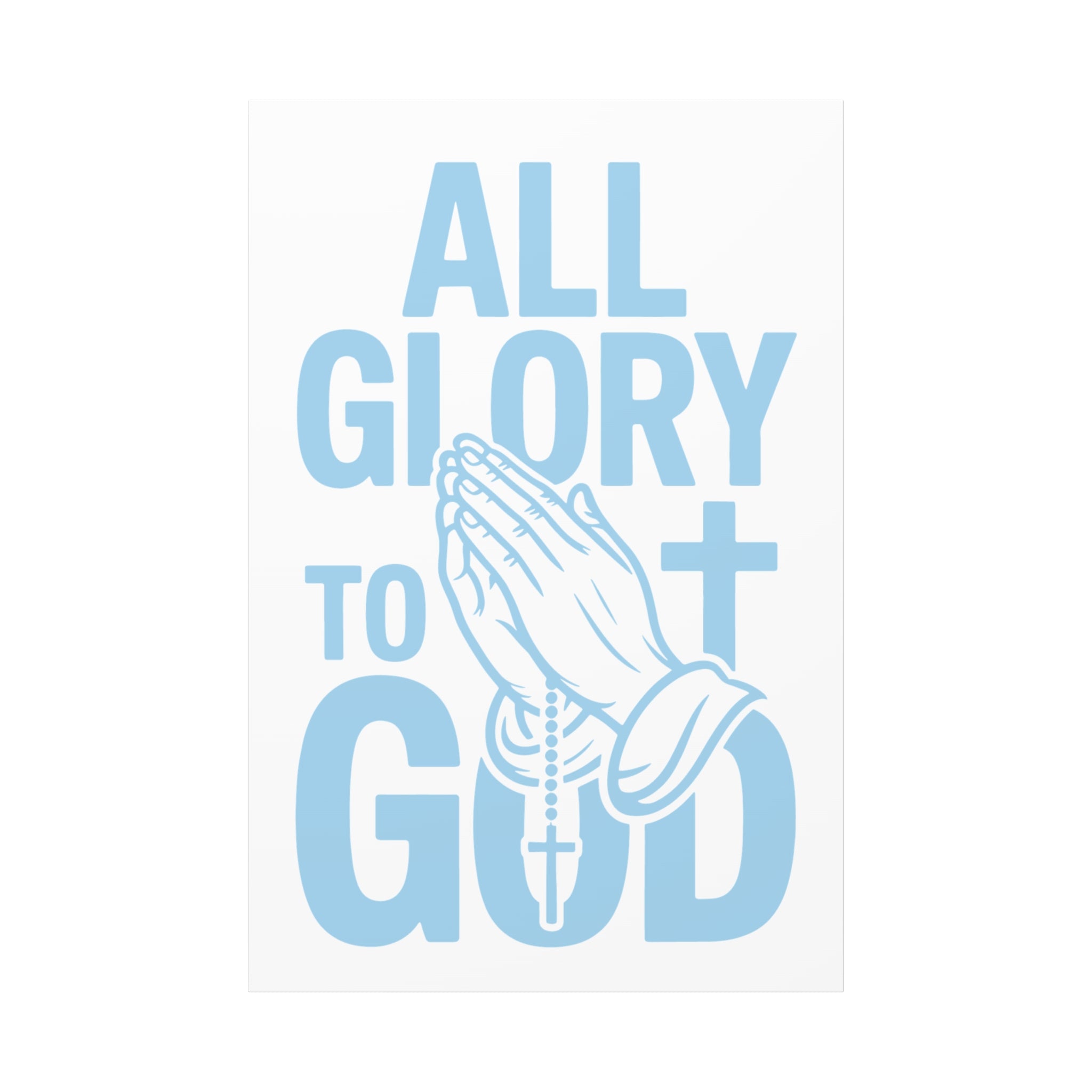 Religious Wall Art Canvas Print, Christian Home Decor, Inspirational Gift, Praying Hands Artwork, Faith Decor for Church