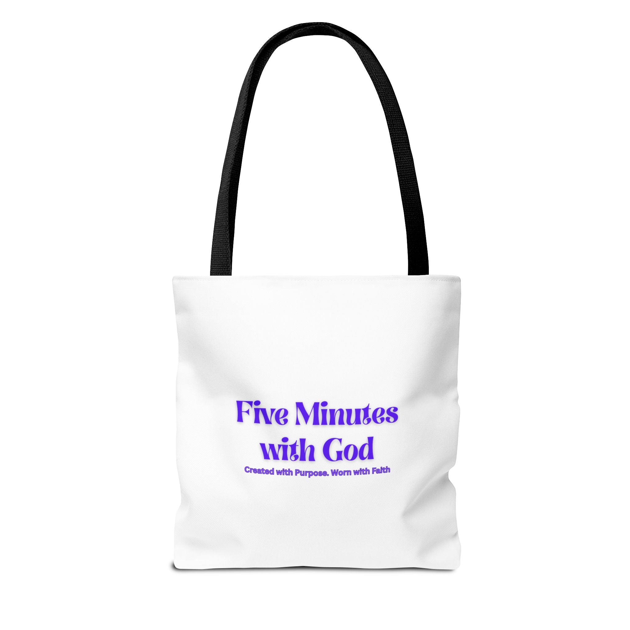 Colorful Inspirational Tote Bag, Versatile Shopping Bag, Faith-Based Gift, Motivational Carryall, Perfect for Any Occasion
