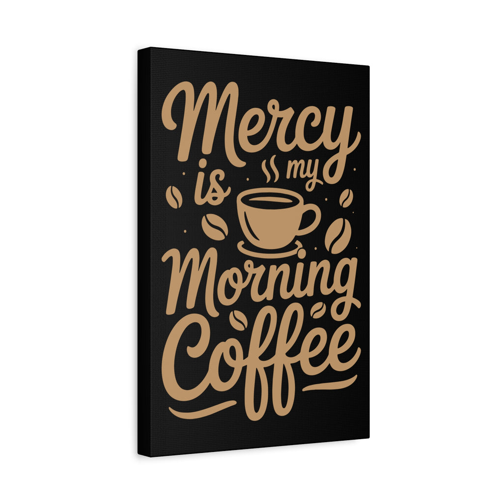 Coffee-Themed Canvas Art Print, Wall Decor for Coffee Lovers, Inspirational Home Decoration, Gift for Friends and Family