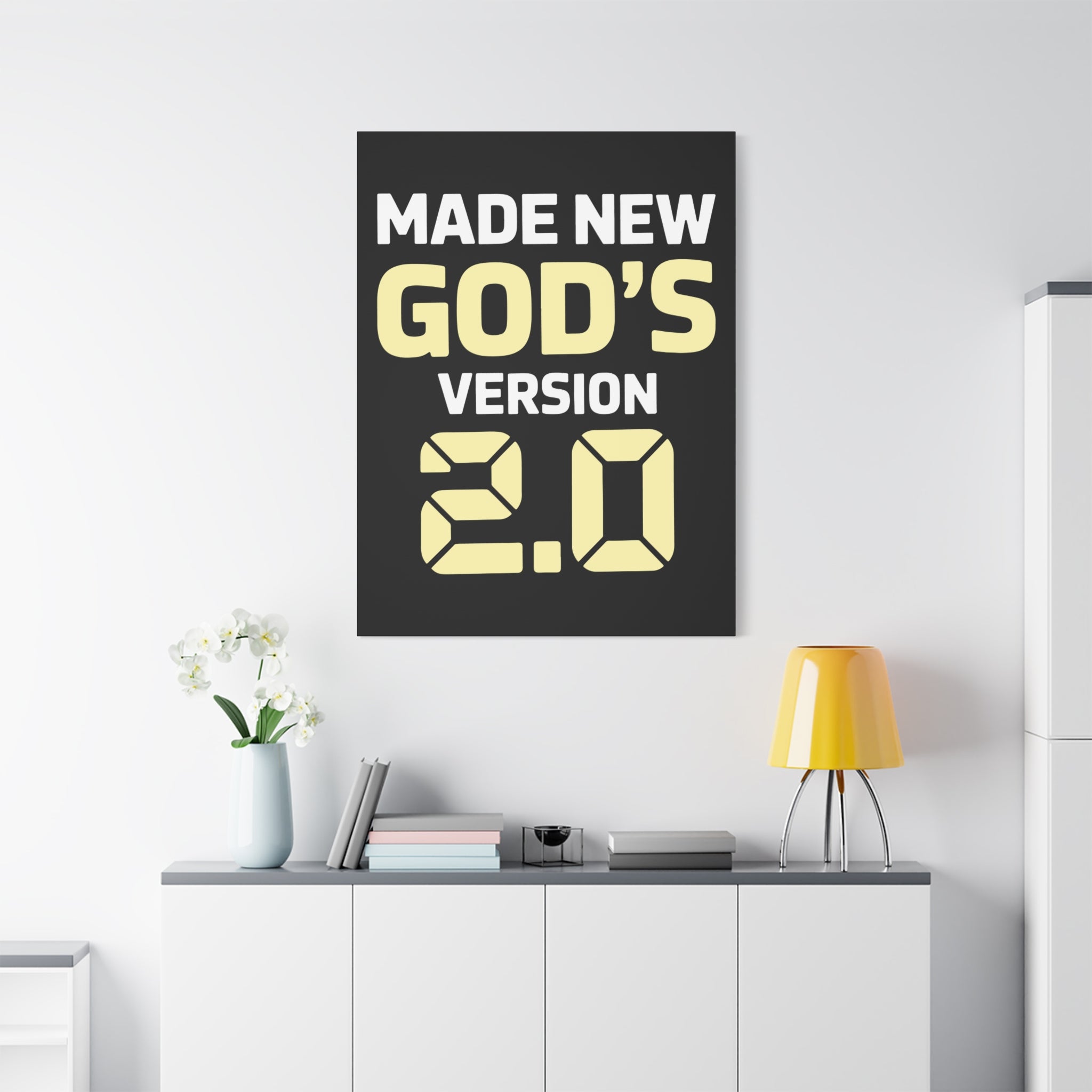 Inspirational Wall Art Canvas, Faith Decor, Home Decoration, Uplifting Gift, Christian Home, Motivational Room