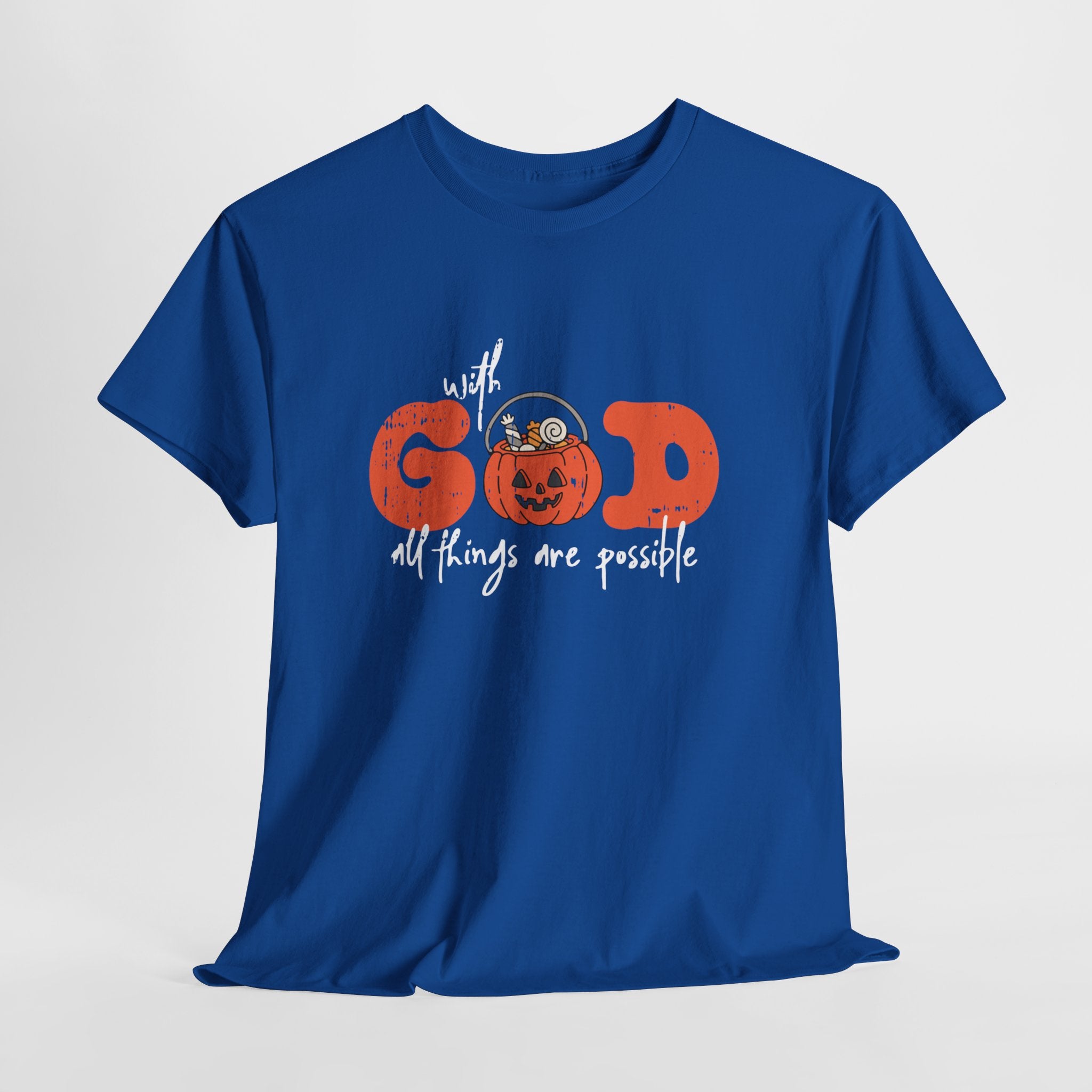 Faith-Inspired Unisex Tee - God All Things Are Possible Shirt