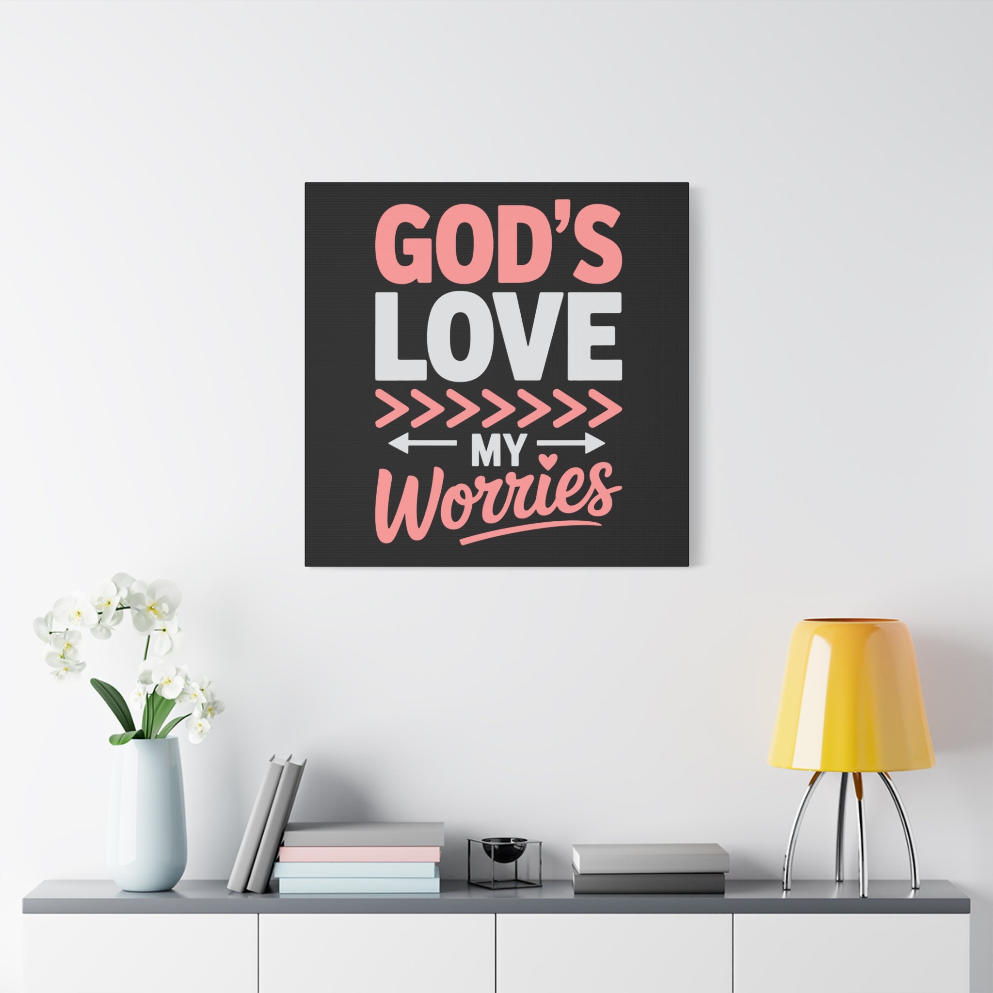 Inspirational Canvas Wall Art, Home Decor, Christian Gift, Motivational Wall Art, Stress Relief Decor, Housewarming Gift