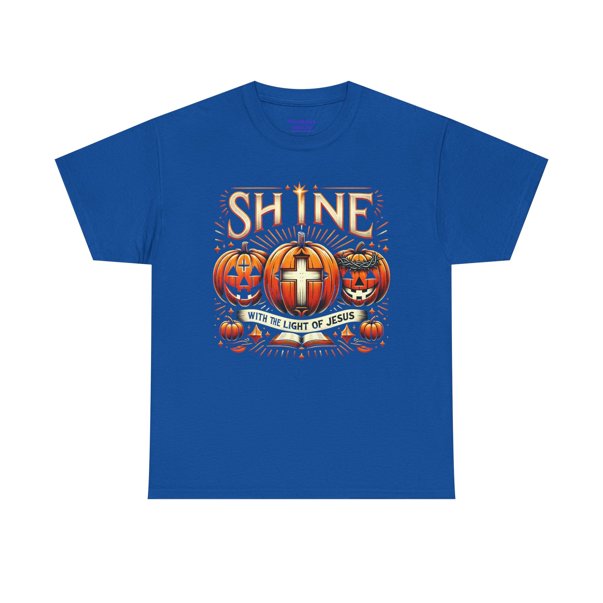Halloween Jesus Graphic Tee | Unisex Cotton T-Shirt, Spooky Season Apparel, Faith-Based Shirt, Autumn Fashion, Christian Gift