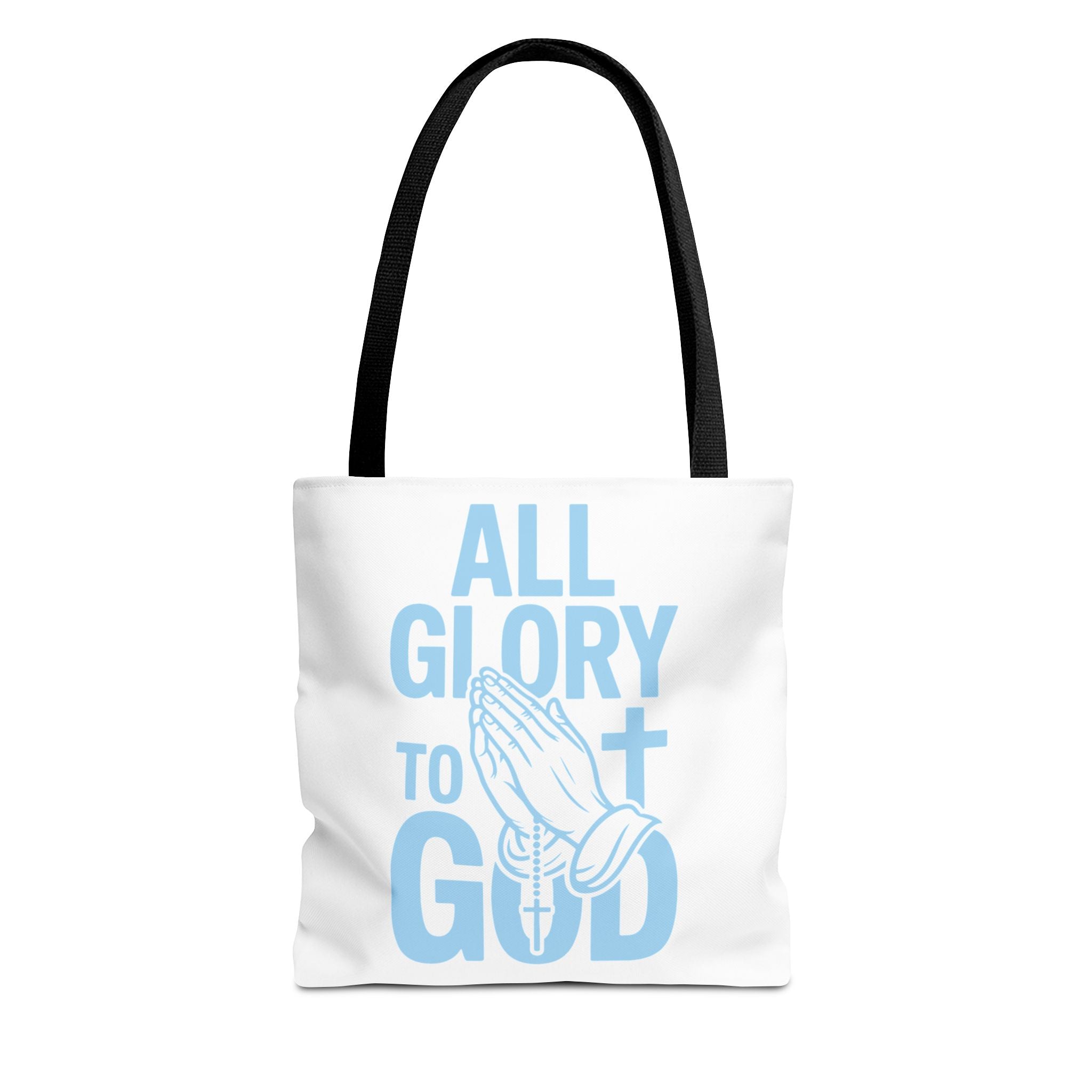 Faith-Inspired Tote Bag, All Glory to God, Christian Gift, Reusable Shopping Bag, Inspirational Tote, Church Event Carryall